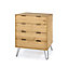 Augusta Pine 4 drawer chest of drawers