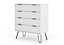 Augusta White 4 drawer chest of drawers