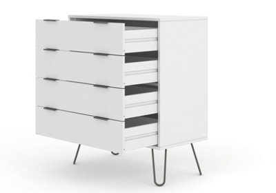 Augusta White 4 drawer chest of drawers
