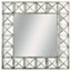 Augustus Detailed Triangulated Wall Mirror - Glass/Wood - L10 x W110 x H110 cm - Bronze