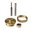 AUKTools Solid Brass Router Inlay Kit