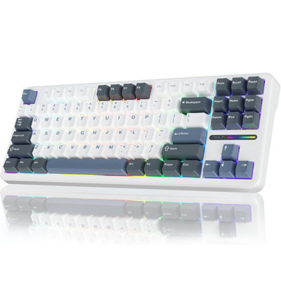 AULA F87 Pro Wireless Mechanical Keyboard, 75% TKL Custom Hot Swappable ...