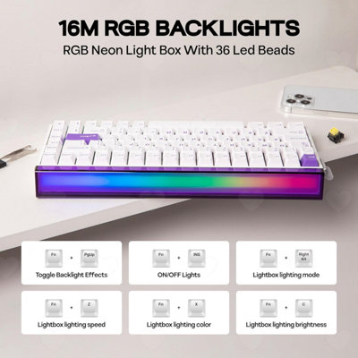 Aula Hero84 HE Wired Magnetic Gaming Keyboard, Rapid Hall Effect ...
