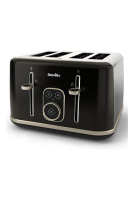 Aura 4-Slice Toaster Shimmer Black