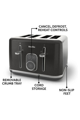 Mio Star Toaster Digital Black & White Grille-pain – acheter chez