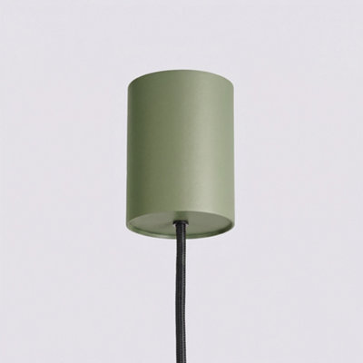 AURA aluminum olive green 4 Lights minimalist Chandeliers