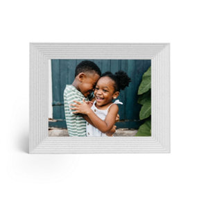 Aura Mason - white qwartz 9.7 inch Digital Photo Frame