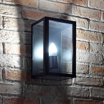 Auraglow Glass Box Wall Light E27 - ADSTONE - Cool White (6500k)