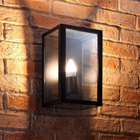 Auraglow Glass Box Wall Light E27 - ADSTONE - Warm White (3000k)