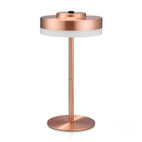 Auraglow Kensington Rechargeable Outdoor Table Lamp - Copper