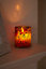 Auraglow Mosaic Glass LED Flameless Flickering Candle