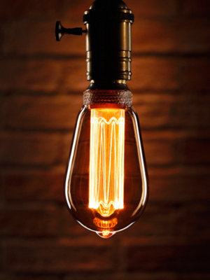Auraglow Mysa Vintage Filament ST64 Classic LED Light Bulb - E27