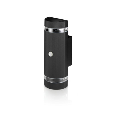 Auraglow PIR Motion Sensor Double Up Down Wall Light FLORENCE