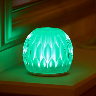Auraglow Rechargeable Cordless Colour Changing LED Table Lamp Vogue