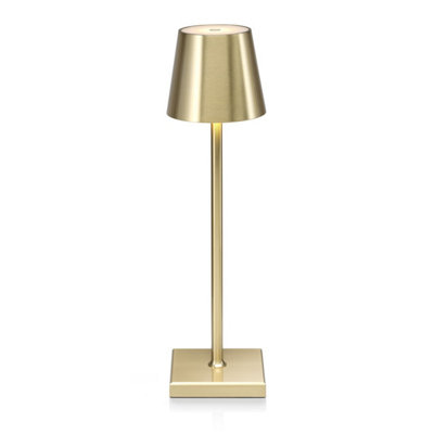 Auraglow Rechargeable Cordless LED Colour Changing Table Lamp - Mayfair ...