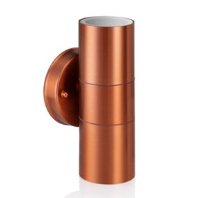 Auraglow Up & Down Outdoor Wall Light - WINCHESTER - Copper - Fitting Only