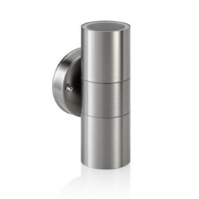 Auraglow Up & Down Outdoor Wall Light - WINCHESTER- Stainless Steel - Fitting Only