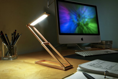 Wireless Rechargeable LED Folding Desk Lamp - Auraglow LED Lighting