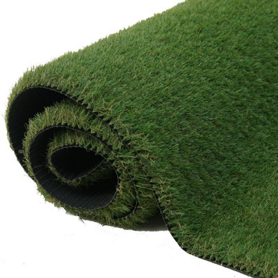 Aurelie 30mm Artificial Grass, Pet-Friendly Artificial Grass, 8 Years Warranty, Plush Fake Grass-5m(16'4") X 4m(13'1")-20m²