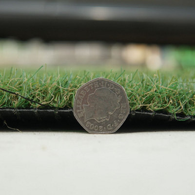 Aurelie 30mm Artificial Grass, Pet-Friendly Artificial Grass, 8 Years Warranty, Plush Fake Grass-7m(23') X 2m(6'6")-14m²