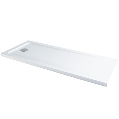 Aurora 1700x700mm Shower Tray Rectangular Low Profile Premium Anti-Slip FREE Waste
