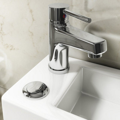 Aurora 2 in 1 Close Coupled Toilet & Basin Combo Combination Unit with Sink on Top