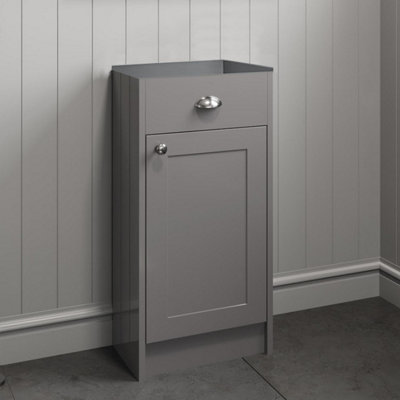 Aurora 400mm Bathroom Vanity Unit Storage Cabinet Furniture Grey ...