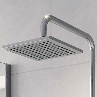 Aurora Bathroom L Shaped Shower Bath 1700mm LH Mixer Shower Screen Side Panel White