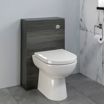 Aurora Bathroom Toilet Concealed Cistern Unit Pan Soft Close Seat ...