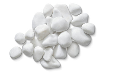 Aurora Bulk Bag 850 kg - 20-40 mm White Round Premium Pebbles - L100 x W100 x H80 cm