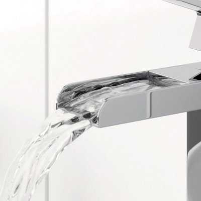 Aurora Ceramic Bathroom Vanity Wash Basin Sink Countertop Single Lever Mixer Tap Bundle