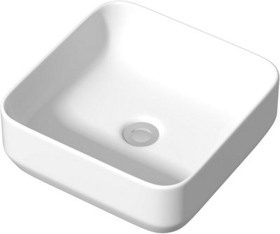 Aurora Ceramic Bathroom Vanity Wash Basin Sink Countertop Single Lever Mixer Tap Bundle