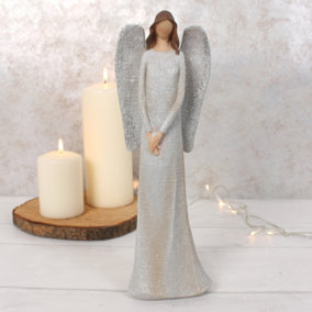 Aurora Large Angel Freestanding Ornament - Christmas Décor