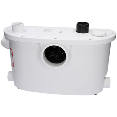 Aurora Max Macerator Pump Domestic Sanitary Waste 400W White 4 Inlets Quiet IP54