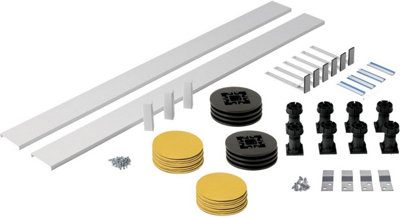 Aurora Shower Tray Panel Riser Kit Square/Rectangle Trays 1200mm Plinth Adjustable Feet