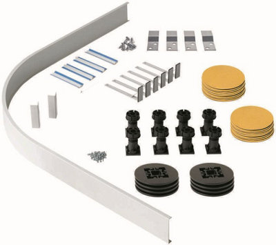 Aurora Shower Tray Riser Kit Panel For Quadrant/Offset Quadrant Plinth Adjustable Feet