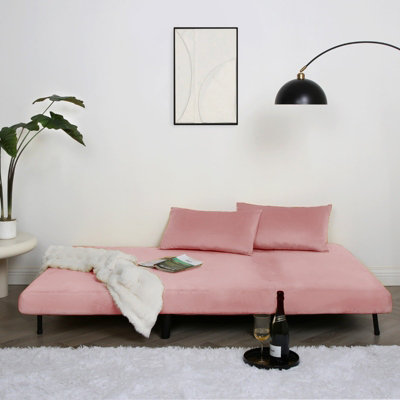 Small pink sofa sales
