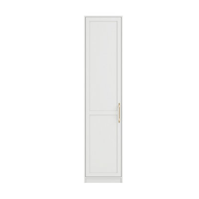 AUSTEN WHITE SINGLE DOOR WARDROBE