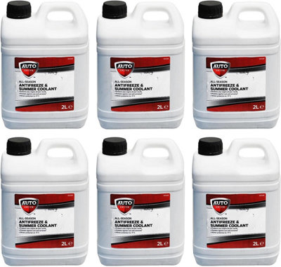 Auto Drive All Season Antifreeze & Summer Coolant 6 x 2L Bottle Set