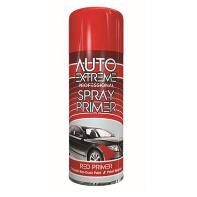 Auto Extreme Red Primer Car Paint 400ml (Spray) Pack of 2 DIY at B&Q