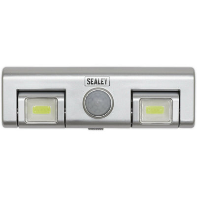 Auto Light with PIR Sensor - 1W COB LED - On / Off Switch - Battery Powered