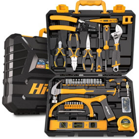 Auto Repair Hand Tool Kit Set With Tools Box For Home and Garage Projects 82Pc