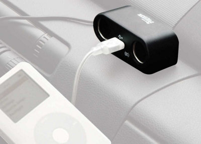Autocare AC874 Twin Socket With USB Interface Car DC Charging Unit Accessory