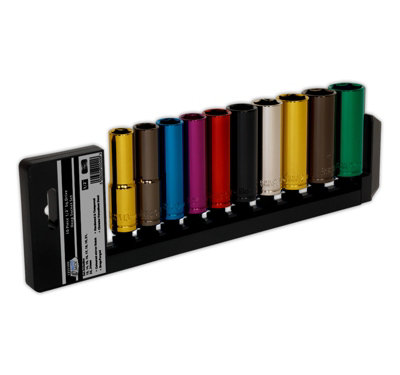 1/2" Set Bussole A Impatto, 20 Pezzi Set Di Chiavi A Bussola 10-24 Mm - Foto 2