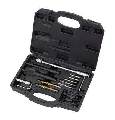 Autojack 16 Piece Glow Plug Removal Thread Repair Kit