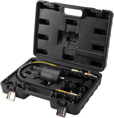Autojack 21 Piece Pneumatic Injector Puller Air Vibration Removal Tool Kit