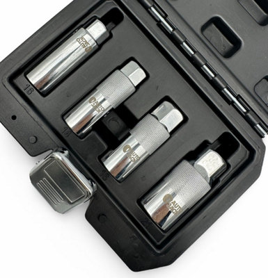 Autojack 4 Piece 3/8 Sq Drive Spark Plug Socket Set