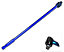 Autojack 750mm 1/2" Sq Drive Breaker Bar with Flexi Knuckle Blue