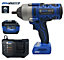 Autojack Heavy Duty Cordless Impact Wrench 1000Nm 1/2" Drive with 20V 6Ah Battery & Charger