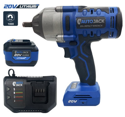 Autojack Heavy Duty Cordless Impact Wrench 1000Nm 1 2